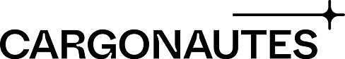 Le logo de Cargonautes en noir